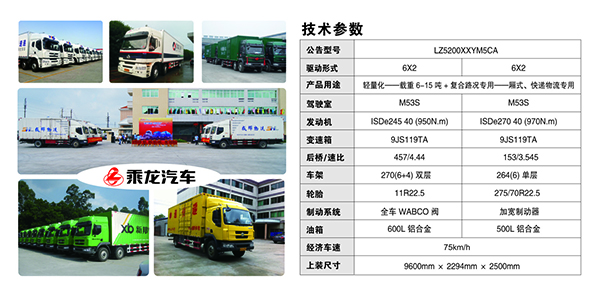 柳汽乘龍M3/M5系列快遞車 商用車