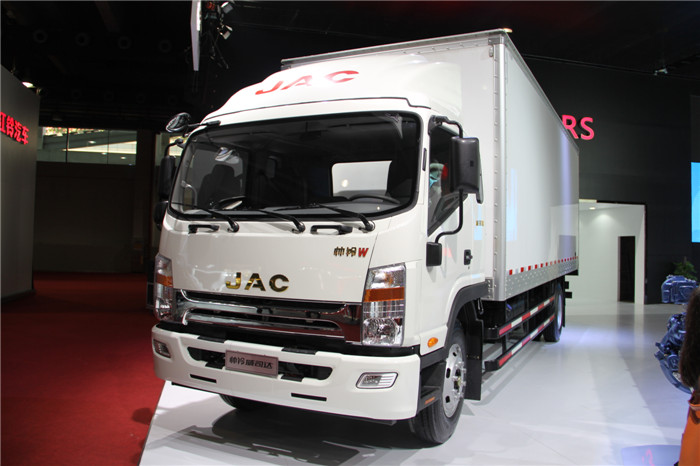 2014第二屆廣州國際商用車展 江淮帥鈴W威司達(dá)中卡