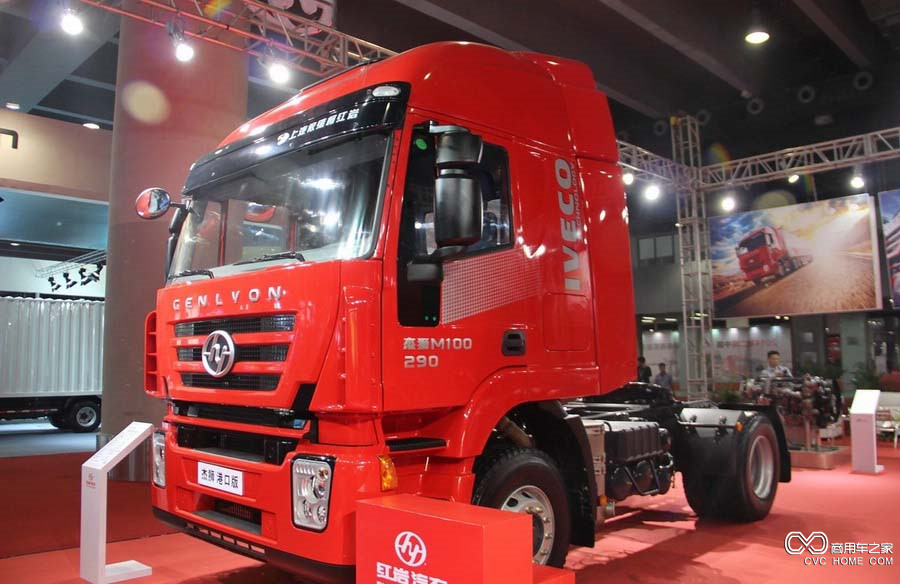 紅巖 杰獅M100 290馬力 4X2 港口牽引車(CQ4185HMG361)