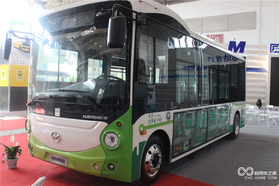 2016北京道路運輸展 海格全鋁車身純電動社區(qū)巴士