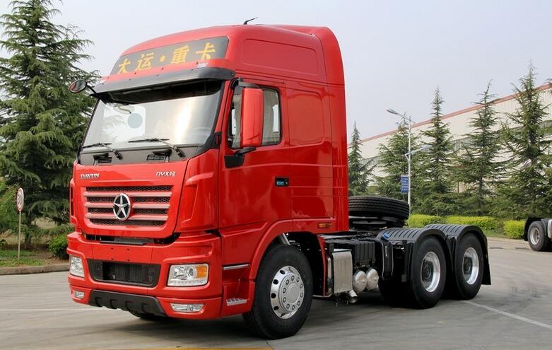 大運 N9重卡 430馬力 6X4牽引車(銳雅紅)(4255D44CA)