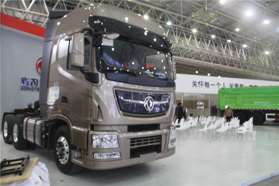 2017武漢國(guó)際商用車展東風(fēng)商用車展車群