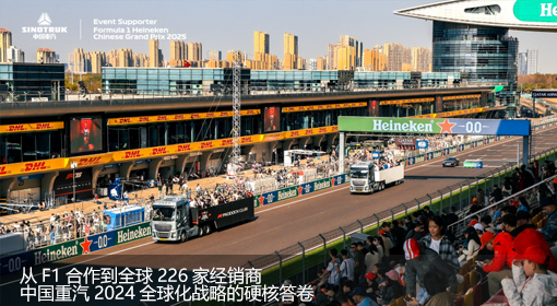 原創(chuàng)｜從F1合作到全球226家經(jīng)銷商—中國重汽2024全球化戰(zhàn)略的硬核答卷